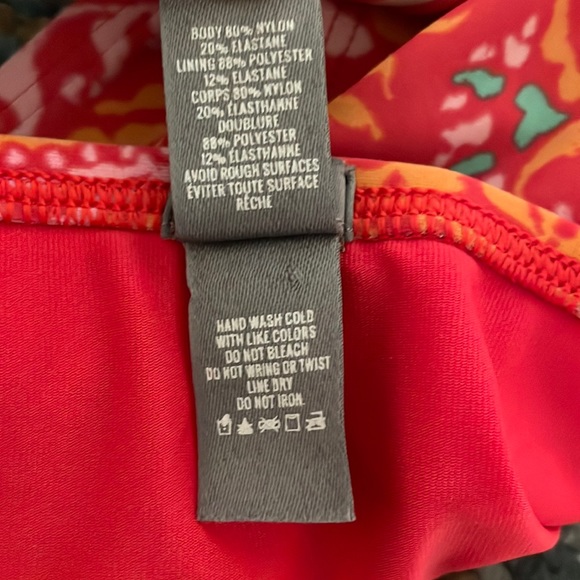 Aerie Pink Print Bikini Size XXS - Picture 6 of 6